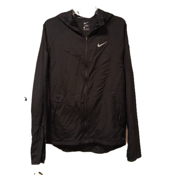 Nike Unisex Wind Breaker Running Zip Up Hooded Jacket sz M  /B20 - Picture 1 of 8